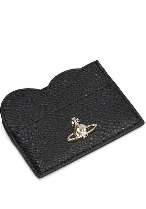 Black Orb plaque cardholder Vivienne Westwood - women VIVIENNE WESTWOOD | 54030008WS0021N402